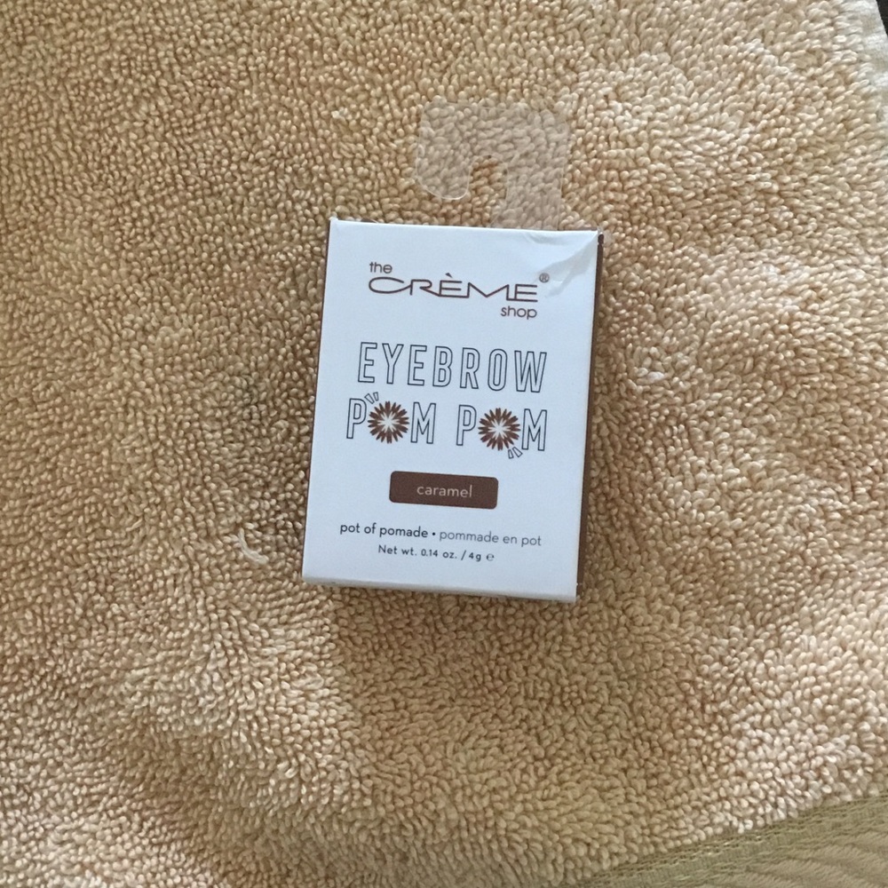 The Crème Shop Eyebrow Pom Pom Pomade - Caramel Brow Shade